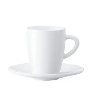 Espresso Kopjes met schotel (2 stuks)